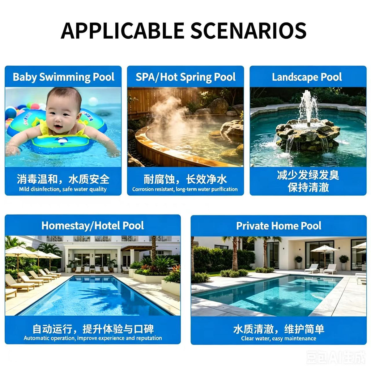 Plug-and-Play Pool Filtration & Sterilization System