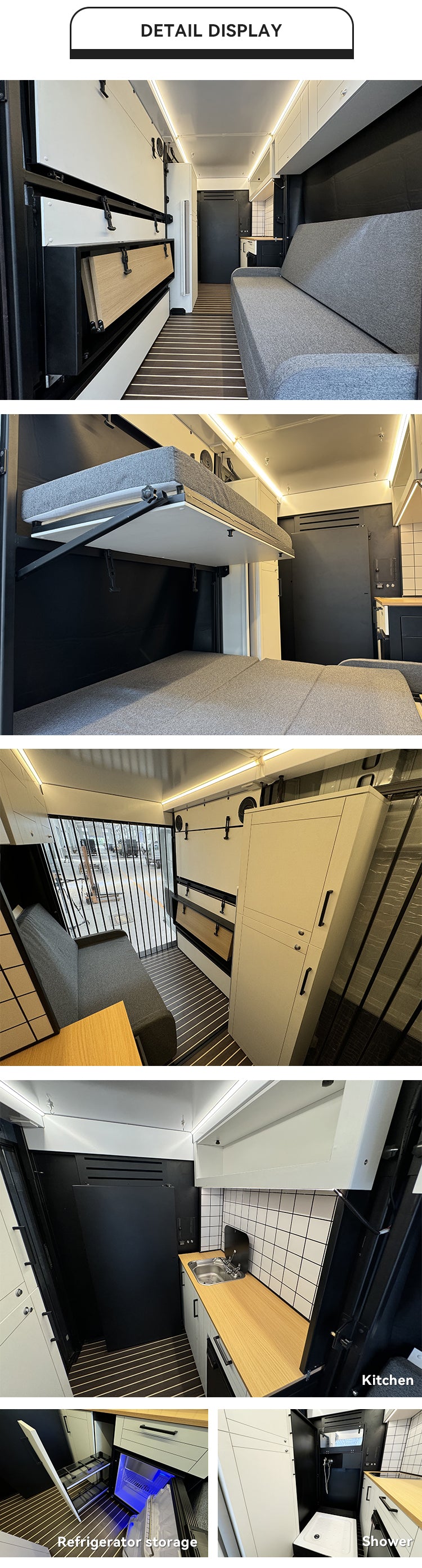Equipo modular de camperización — módulo camper extraíble