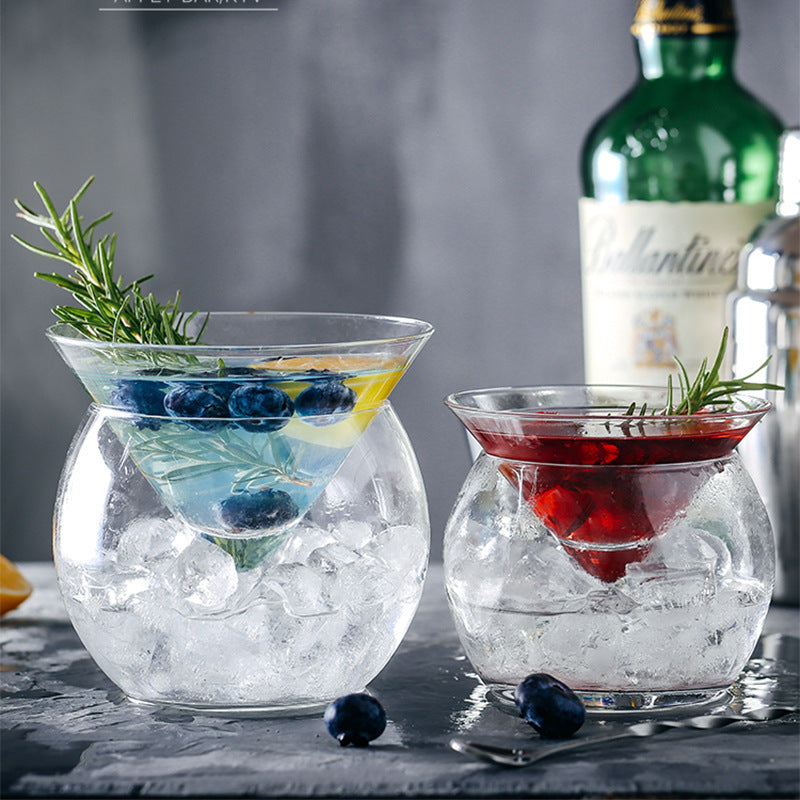 Molecular Cocktail Double Glass Set