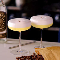 Hand-Blown Crystal Champagne Coupe Glass image preview