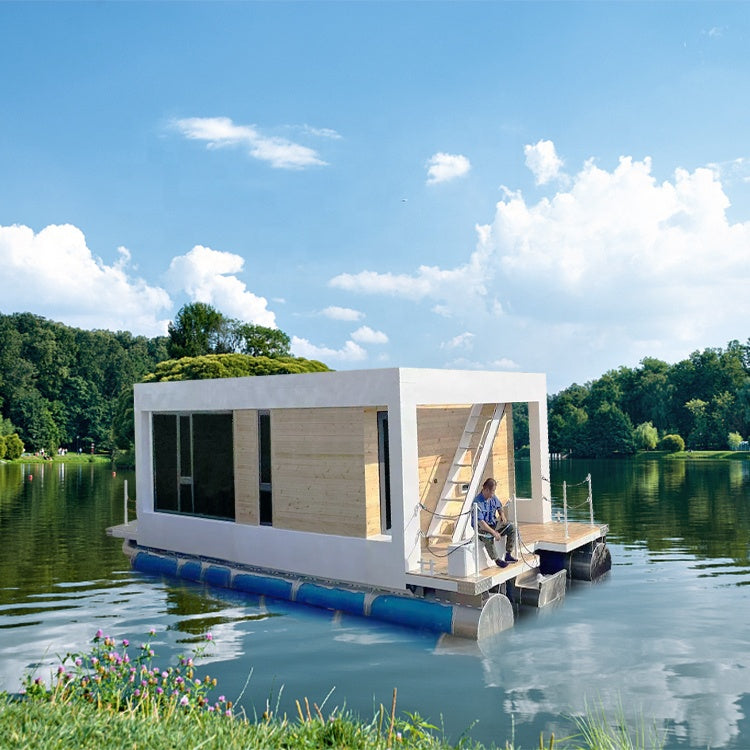 Aluminum Pontoon Houseboat — 11.5 m, Twin 150 hp Outboard