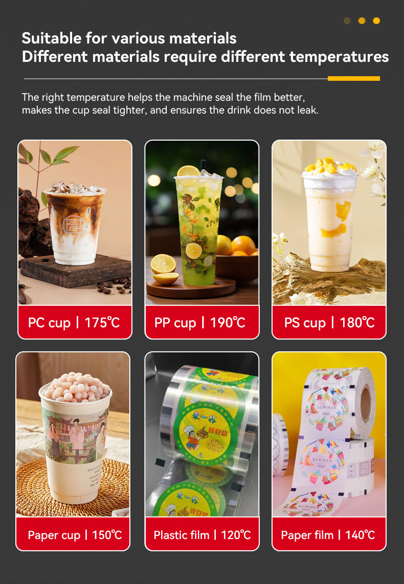 Commercial Cup Sealing Machine — Automatic for Plastic & Paper Cups