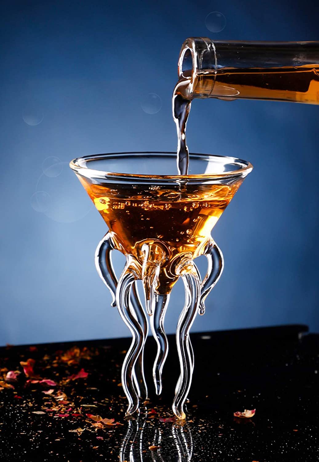 Jellyfish 3D Cocktail Glass — Lead-Free Borosilicate