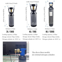 Automatic Wine Dispensing System — Lighted Stainless Steel Cooler image preview
