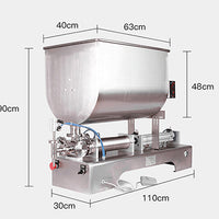 Semi-Automatic Piston Filling Machine — Heated Hopper &amp; Agitator image preview