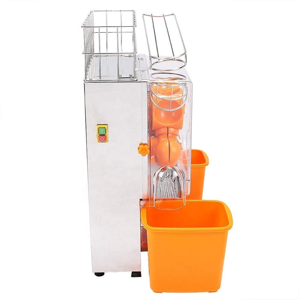 Commercial Automatic Orange Juicer — Stainless Steel Citrus Press