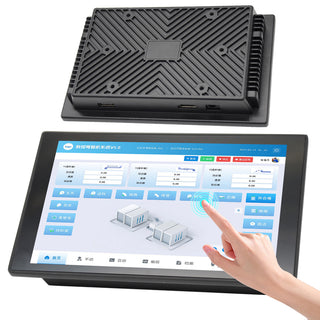 Monitor táctil impermeable — frontal IP65, táctil de 10 puntos, carta en pantalla táctil interactiva