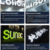 Custom Front-Lit 3D LED Channel Letter Sign image preview
