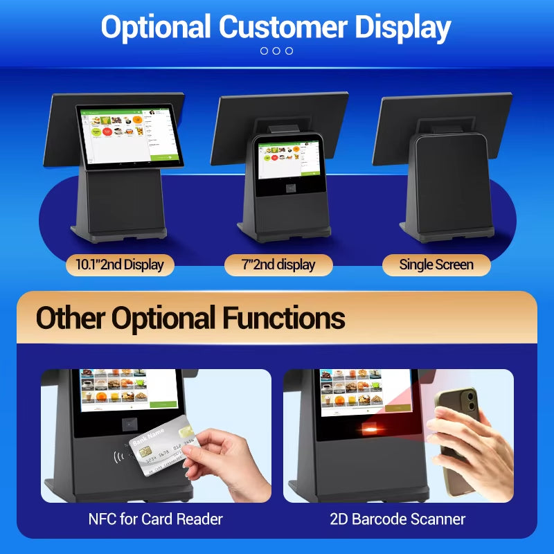 All-in-One Touchscreen POS System — 14" with Built-In 80mm Printer
