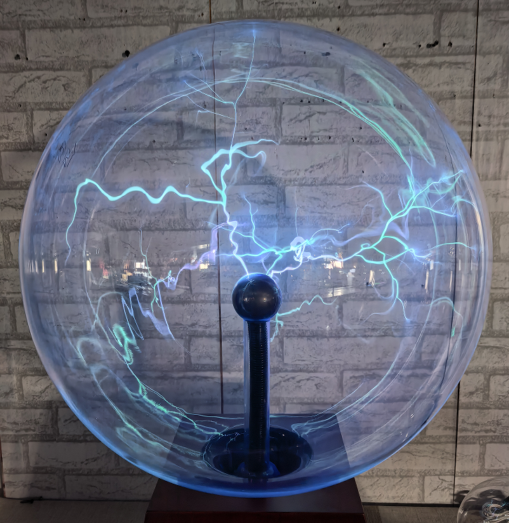 20-Inch Plasma Ball Lamp — Touch-Sensitive Lightning Globe