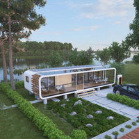 Modular Poolside Cabin — Solar Glamping Studio Unit (priced per m²) image preview
