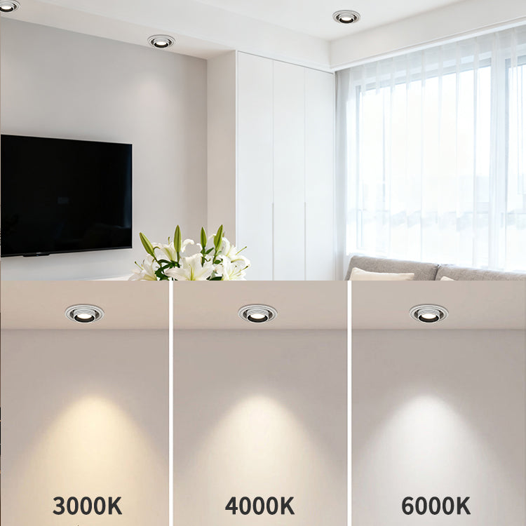 Commercial LED Track Spotlight — 30W Adjustable Anti-Glare