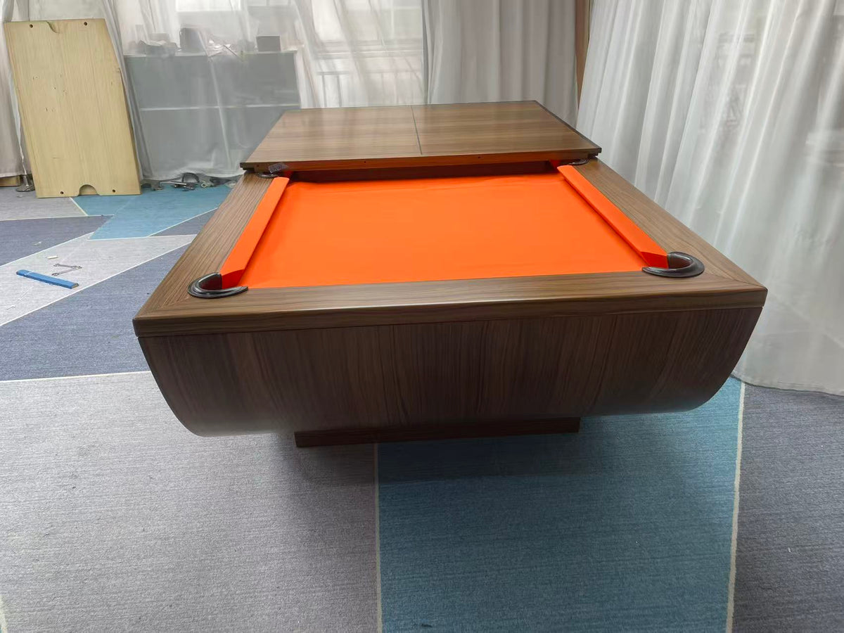 Solid Walnut Slate Pool Table — American 7/8/9 ft