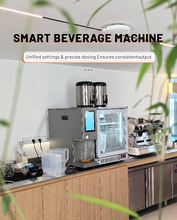 Automatic Bubble Tea Machine — 8-Tap Countertop Beverage Dispenser