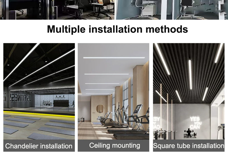 Linear LED Pendant Light — Modular Aluminum Profile