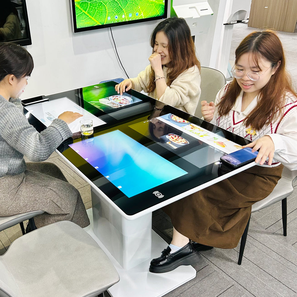 4 x 21.5" Interactive Smart Touch Table with NFC & Wireless Charging