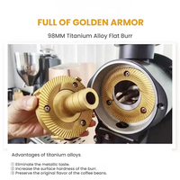 Commercial 98mm Flat Burr Coffee Grinder — 1000W image preview