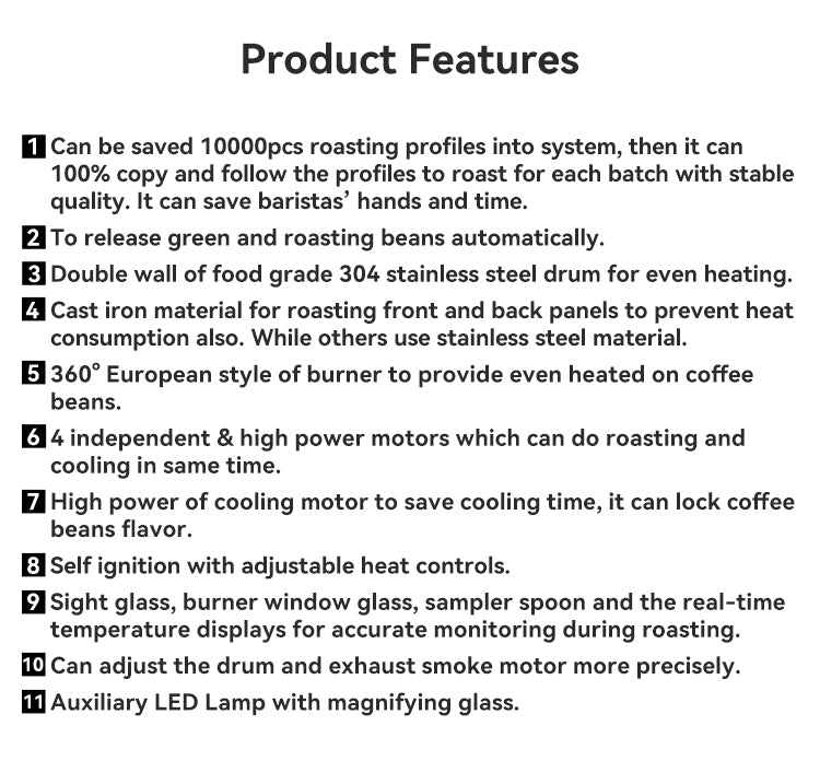 Automatic Drum Coffee Roaster
