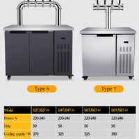 Commercial Draft Beer Dispenser — Air-Cooled Kegerator with Tap image preview
