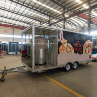 Mobile Wood-Fired Pizza Food Trailer — 5 m Concession Kitchen image preview