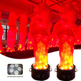Artificial Silk LED Flame Light — 30 cm, Remote Control