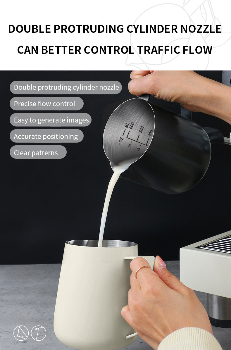 Stainless Steel Milk Frothing Pitcher — 700 ml