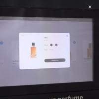 Vista previa de la imagen de Máquina expendedora de perfume y colonia — pantalla táctil, 100 ml