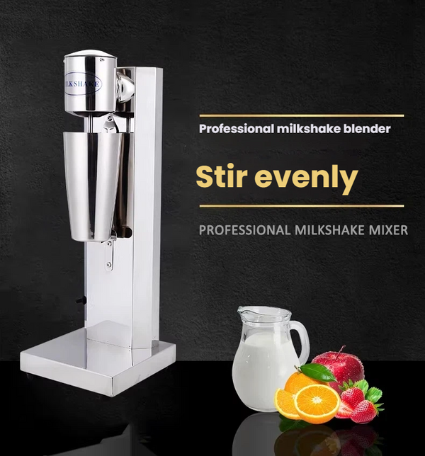 Commercial Milkshake & Milk Tea Machine — Stainless Steel
