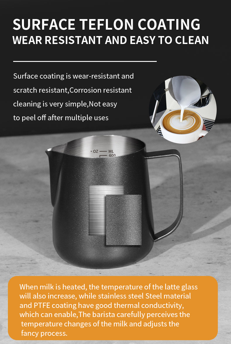 Stainless Steel Milk Frothing Pitcher — 700 ml