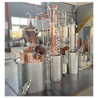 Commercial Reflux Column Still — Copper &amp; Stainless Distillation System image preview