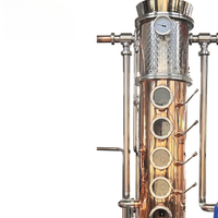 Commercial Reflux Column Still — Copper &amp; Stainless Distillation System image preview