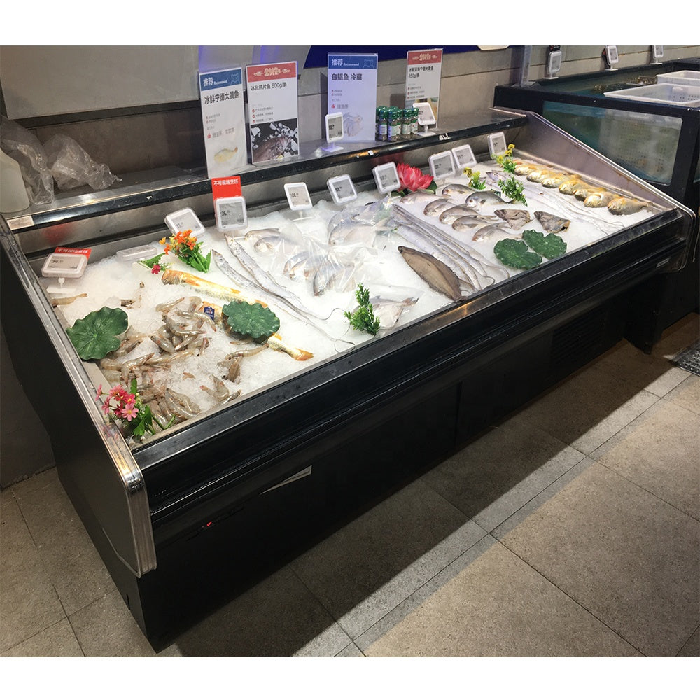 Commercial Refrigerated Seafood Display Case — Ice Deck
