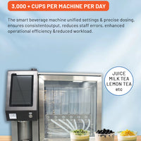 Automatic Bubble Tea Machine — 8-Tap Countertop Beverage Dispenser image preview