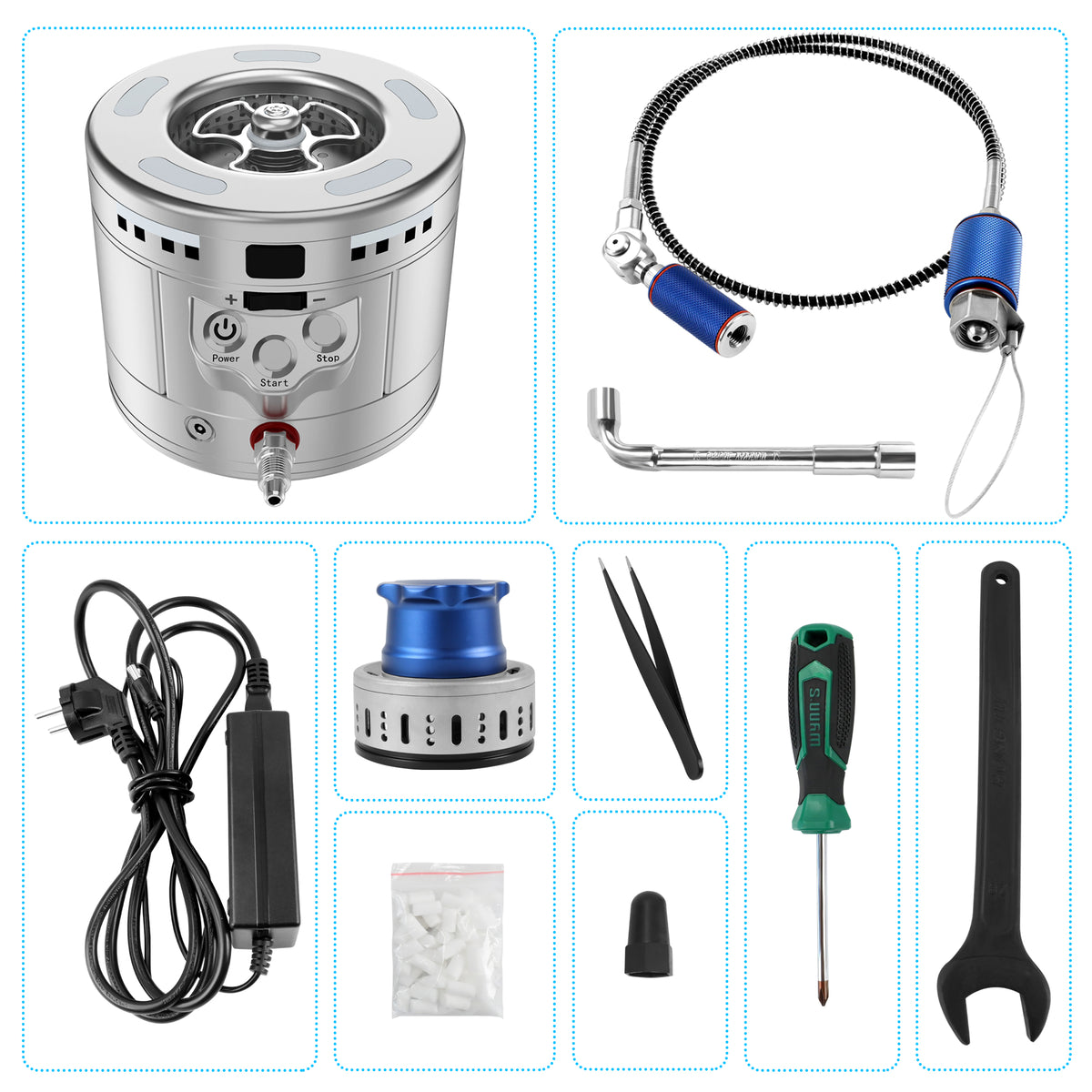 Portable Dry Ice Maker & CO2 Glass Chiller