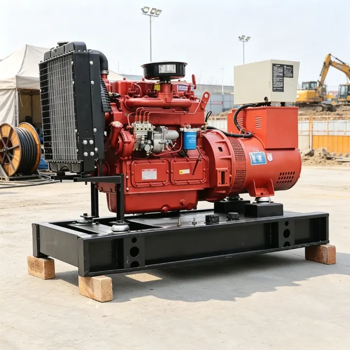 Commercial Diesel Generator Set — Electric Start, Single-Phase Standby Power