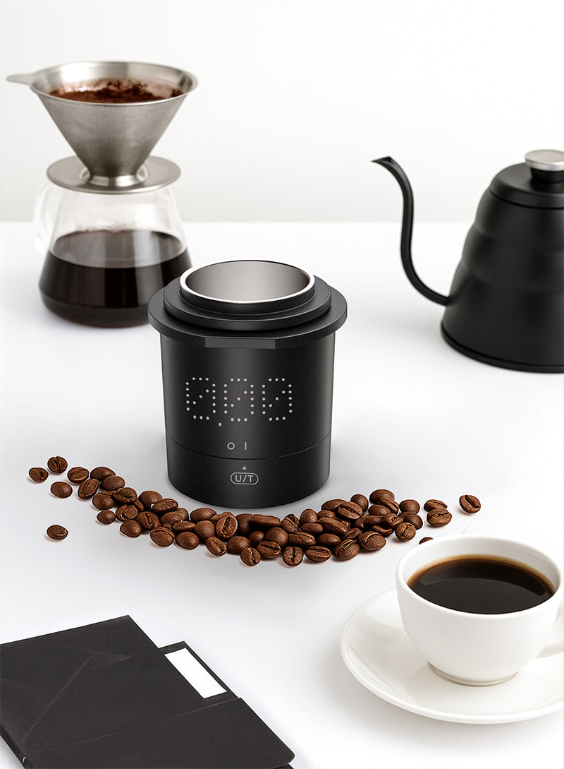 Rechargeable Coffee Dosing Cup with Built-In Scale