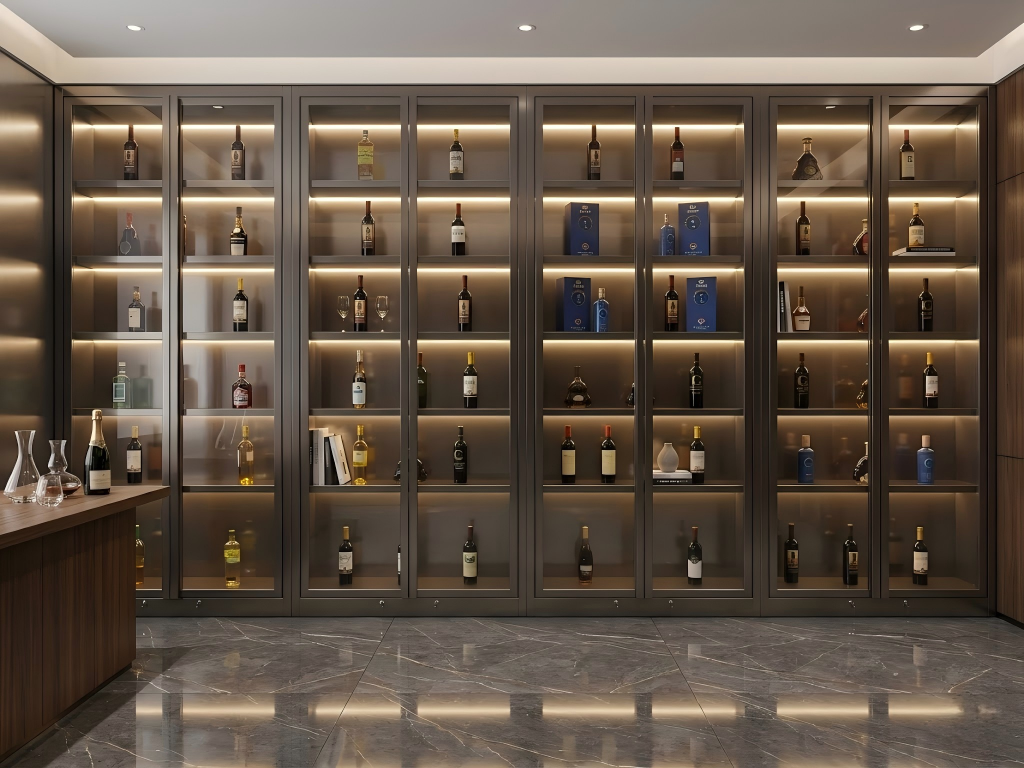 Commercial Wine Cellar Cabinet — Constant-Temperature Compressor