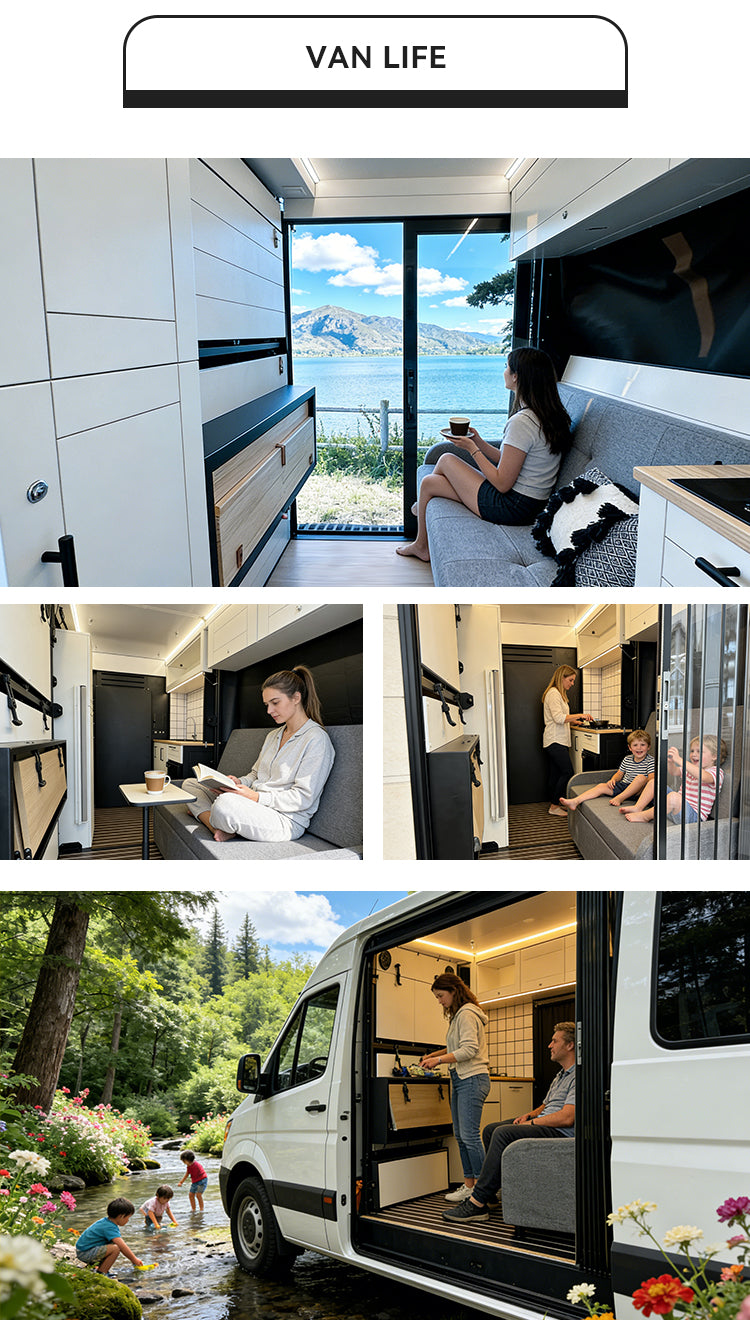 Equipo modular de camperización — módulo camper extraíble