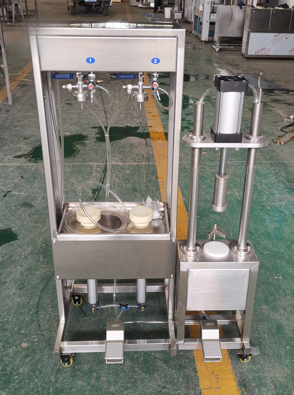 Manual Bottle Filling & Capping Machine for Craft Breweries