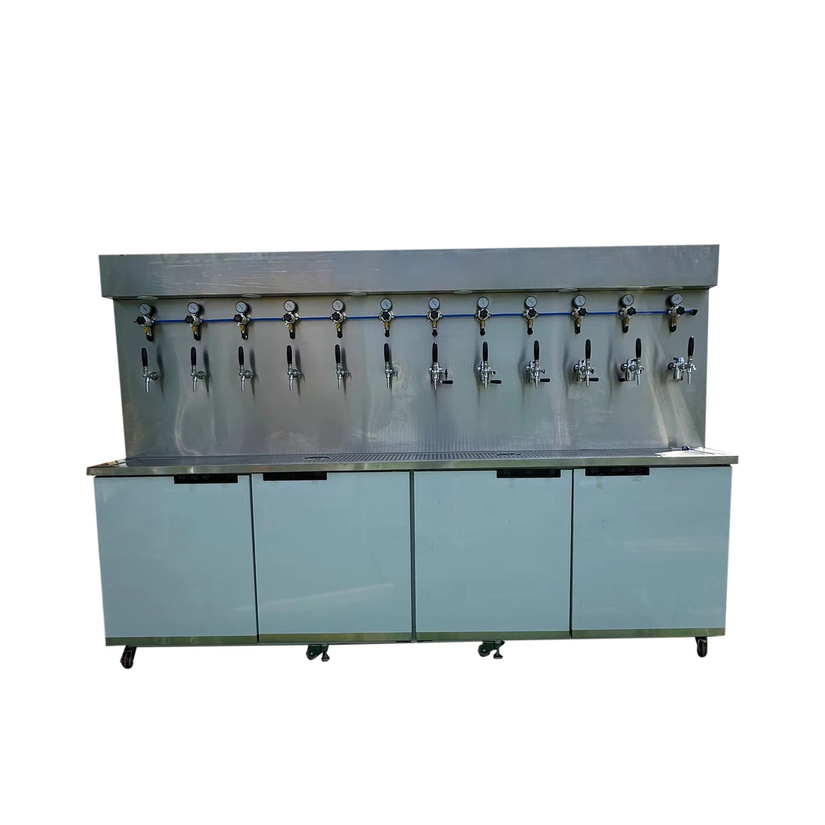 Commercial Draft Beer Dispenser — Stainless Steel Bar Station
