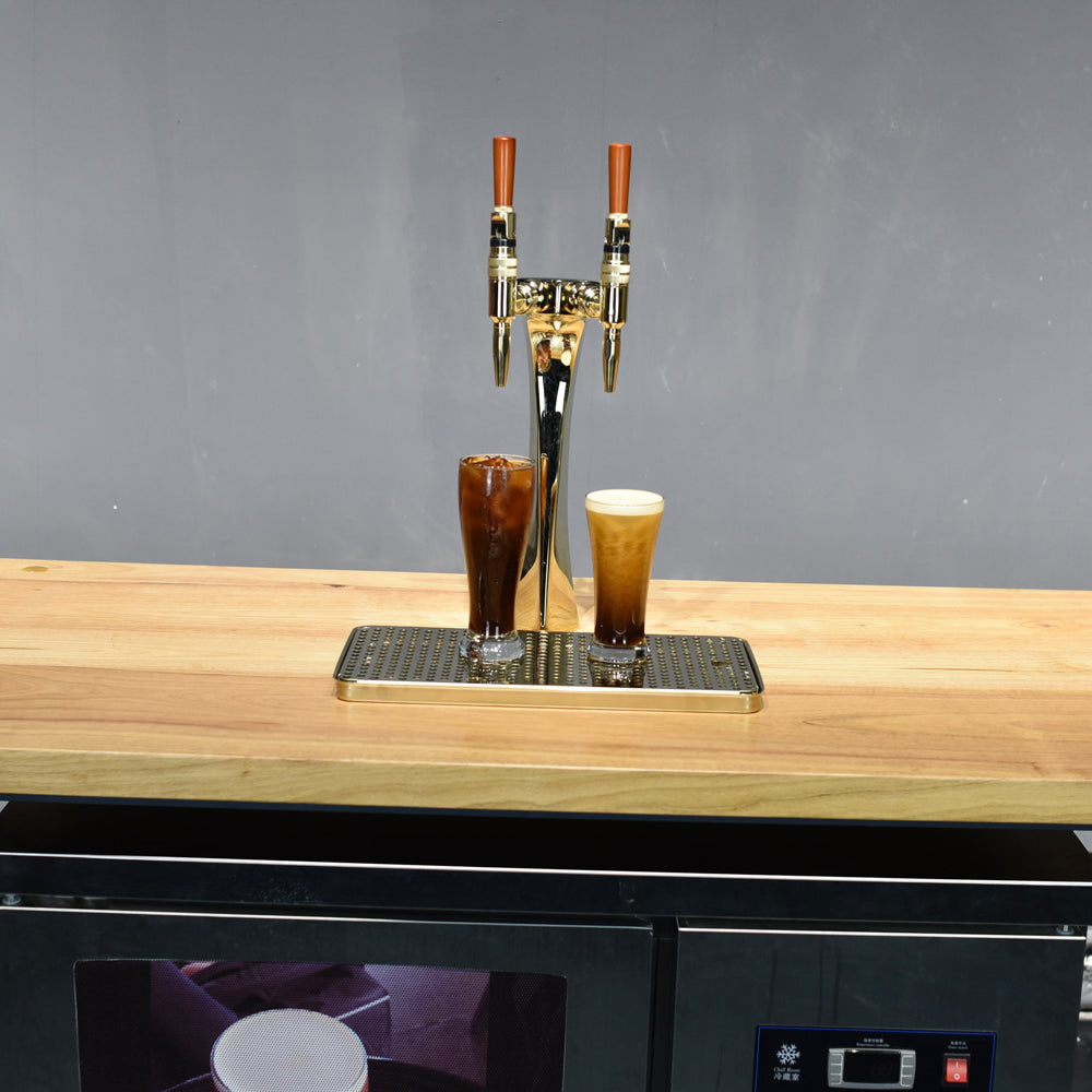 Commercial Nitro Cold Brew Coffee Dispenser with Built-In Nitrogenator