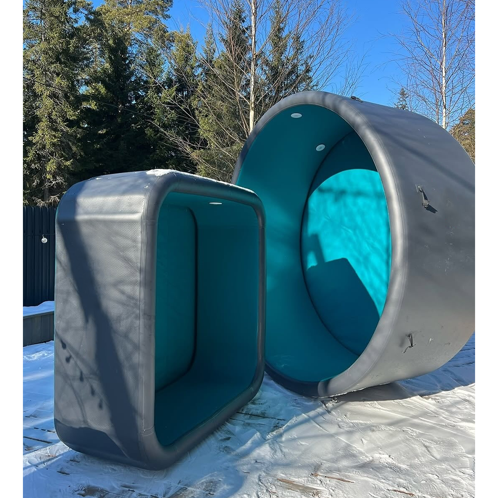 Inflatable Drop-Stitch Swimming Pool — Round & Rectangular