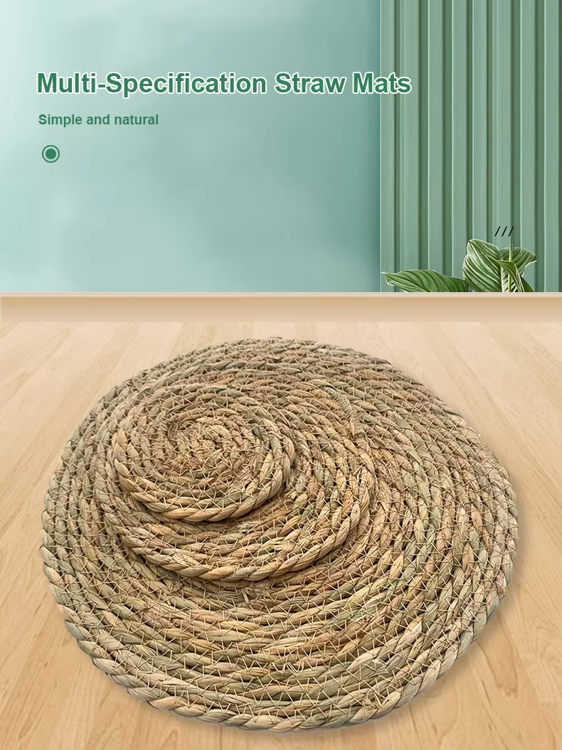 Round Woven Seagrass Charger Plates & Placemats