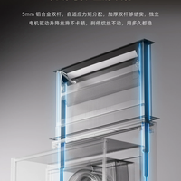 Downdraft Island Range Hood with Recirculation Filtration and Tabletop Lifting image preview