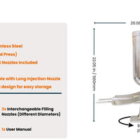 Manual Churros &amp; Donut Filler — 5L Piston Injector image preview