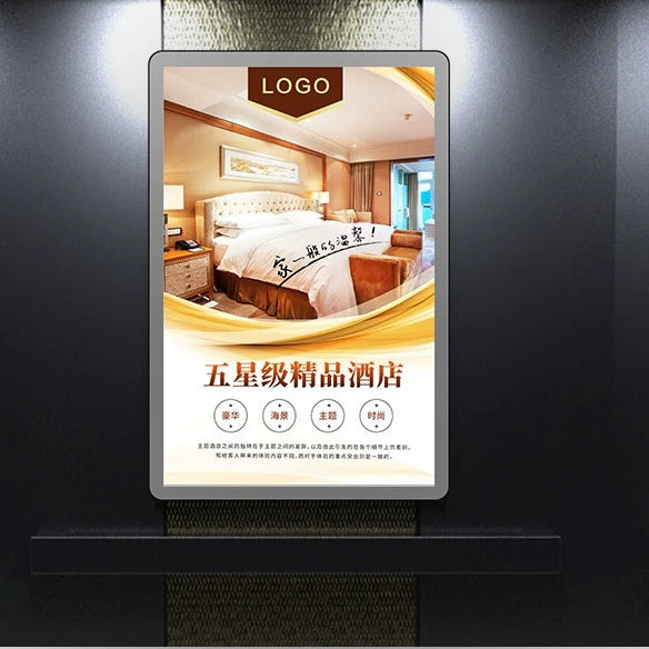LED Snap-Frame Advertising Light Box — Ultra-Thin Poster Display