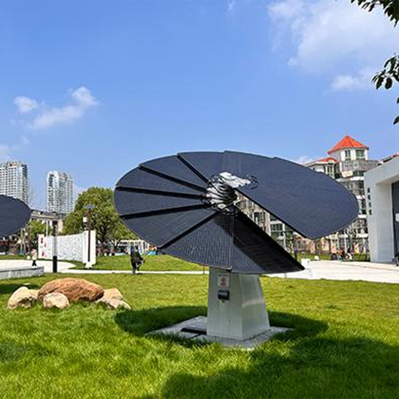 Smart Sunflower Solar Tracking System — MPPT, Battery & Inverter