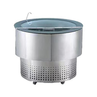 Commercial Rotary Ice Cream Display Freezer — Round Barrel Showcase image preview
