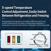 Commercial Stainless Steel Display Freezer — Countertop Merchandiser image preview