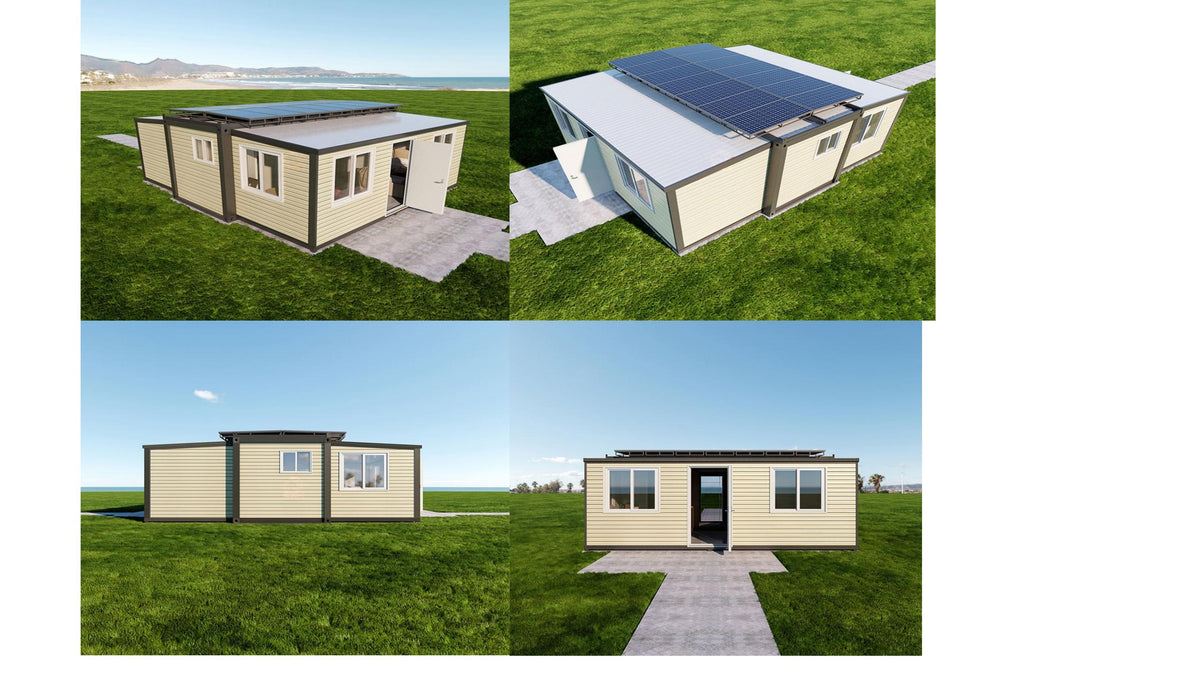 Expandable Container House — Flat-Pack Modular Cabin